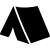 Trekking gear icon