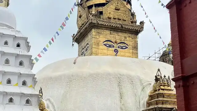 スワヤンブナート寺院からのカトマンズ市街の眺め
